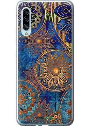 Чехол на samsung galaxy a90 5g золотой узор "678u-1800-2448"
