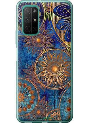 Чехол на huawei honor 30s золотой узор "678u-1897-2448"