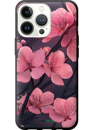 Чехол на iphone 13 pro пурпурная сакура "6075b-2372-2448"