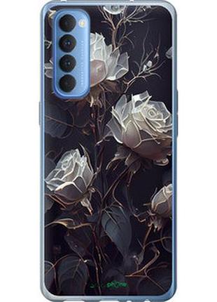Чехол на oppo reno 4 pro розы 2 "5550u-2024-2448"