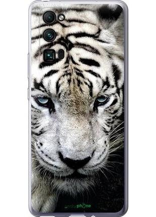 Чохол на huawei honor 30 pro грусний білий тигр "106u-1920-10746"
