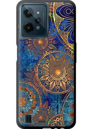 Чехол на realme c31 золотой узор "678b-2593-2448"