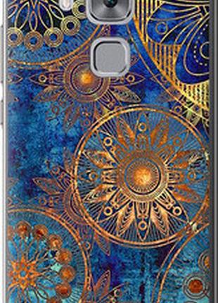 Чехол на huawei nova plus золотой узор "678u-961-2448"