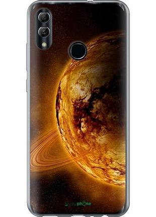 Чехол на huawei honor 10 lite жёлтый сатурн "170u-1618-10746"