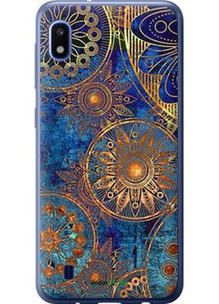 Чехол на samsung galaxy a10 2019 a105f золотой узор "678t-1671-2448"