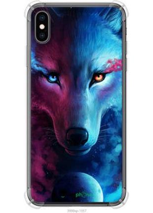 Чехол на iphone xs max арт-волк "3999sp-1557-2448"