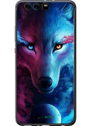 Чехол на huawei p10 plus арт-волк "3999u-963-2448"