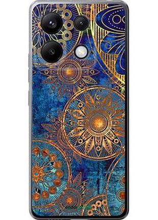 Чехол на xiaomi redmi note 13 pro 5g золотой узор "678u-3392-2448"