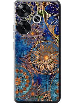Чехол на xiaomi poco f6 золотой узор "678u-3754-2448"