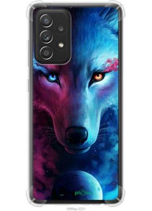 Чехол на samsung galaxy a52 арт-волк "3999sp-2251-2448"