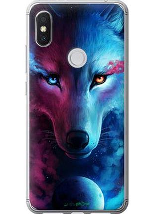 Чехол на xiaomi redmi s2 арт-волк "3999u-1494-2448"