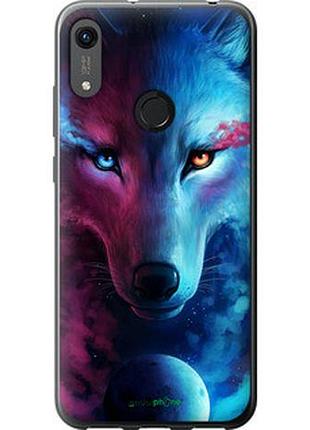 Чехол на huawei honor 8a арт-волк "3999t-1635-2448"