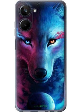 Чехол на realme 10 арт-волк "3999u-2946-2448"