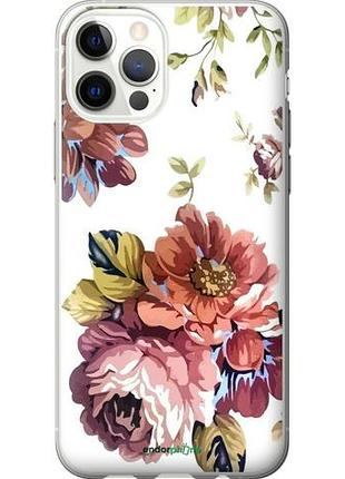 Чехол на iphone 12 pro vintage flowers "4333u-2052-10746"