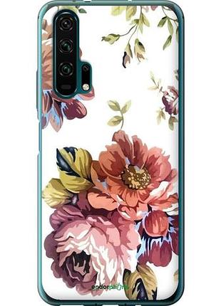 Чехол на huawei honor 20 pro vintage flowers "4333u-1702-10746"