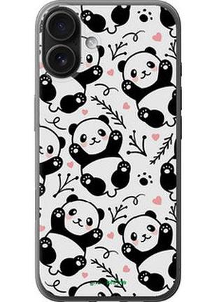 Чехол на iphone 16 plus панды "4318u-3714-2448"