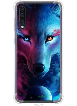 Чехол на samsung galaxy a50 2019 a505f арт-волк "3999sp-1668-2448"