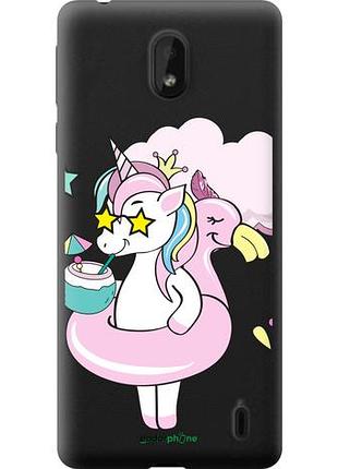 Чехол на nokia 1 plus crown unicorn "4660u-1677-10746"