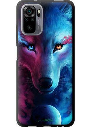 Чехол на xiaomi poco m5s арт-волк "3999b-3117-2448"