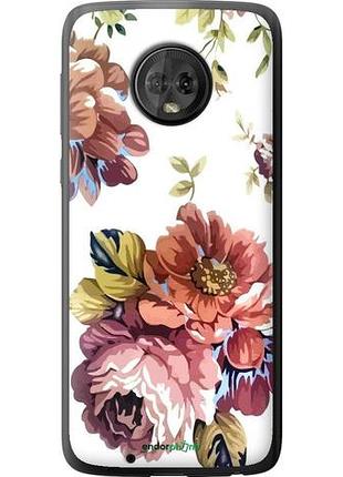 Чехол на motorola moto g6 vintage flowers "4333u-982-10746"