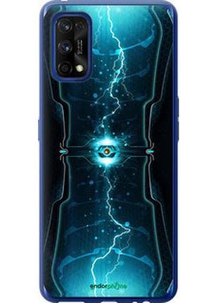 Чехол на realme 7 pro молнии в цилиндре "120u-2082-2448"