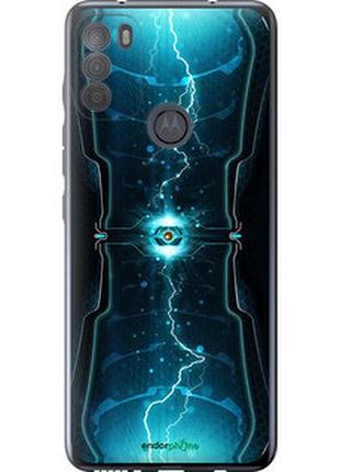 Чехол на motorola g50 молнии в цилиндре "120u-2354-2448"