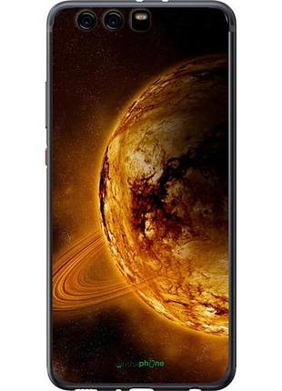Чехол на huawei p10 plus жёлтый сатурн "170u-963-10746"