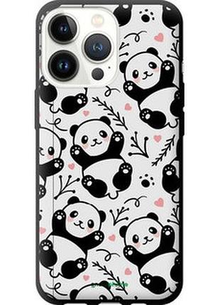 Чехол на iphone 13 pro панды "4318b-2372-2448"