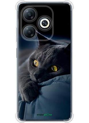 Чохол на tecno spark 20c bg7n димчастий кіт "825sp-3627-2448"