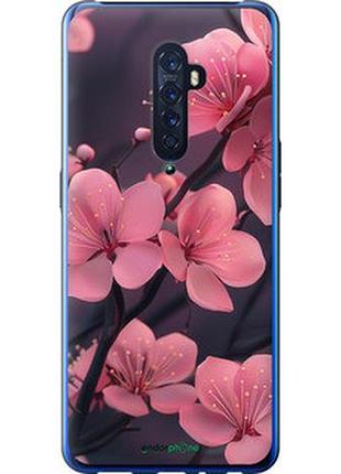 Чехол на oppo reno 2 пурпурная сакура "6075u-1864-2448"