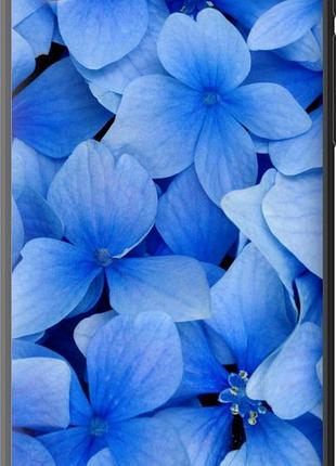 Чехол на htc desire 816 синие цветы "526u-169-10746"