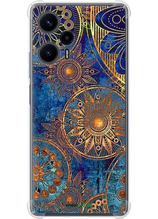 Чехол на xiaomi redmi note 12 turbo золотой узор "678sp-3025-2448"