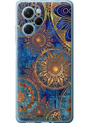 Чехол на xiaomi redmi note 12 pro speed золотой узор "678u-3334-2448"