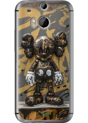 Чехол на htc one m8 dual sim bronze kaws "6097u-55-10746"
