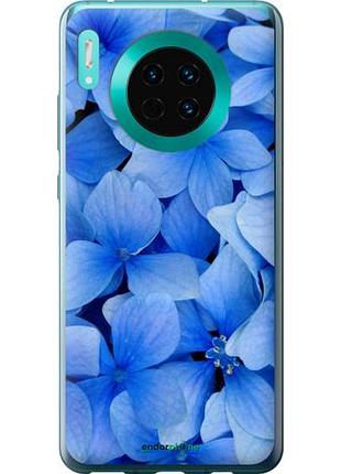 Чохол на huawei mate 30 сині квіти "526u-1773-10746"