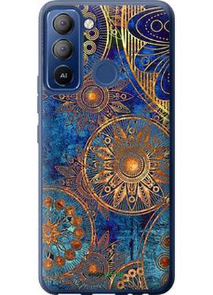 Чехол на tecno pop 5 lte bd4 золотой узор "678u-2639-2448"
