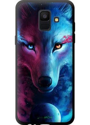 Чехол на samsung galaxy a6 2018 арт-волк "3999b-1480-2448"