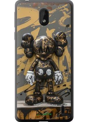Чехол на nokia 1 plus bronze kaws "6097u-1677-10746"