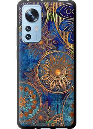 Чехол на xiaomi 12 золотой узор "678b-2555-2448"
