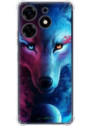 Чехол на tecno spark 10 pro арт-волк "3999sp-3022-2448"
