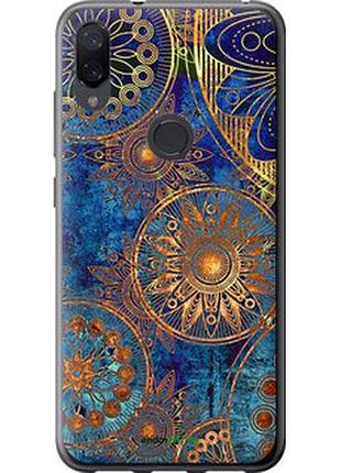 Чехол на xiaomi mi play золотой узор "678u-1644-2448"