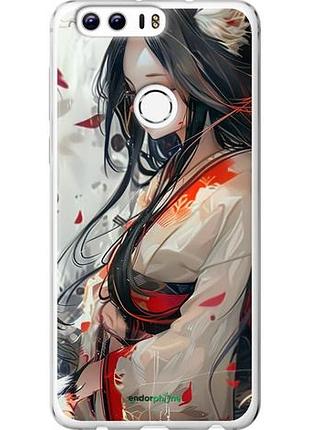 Чехол на huawei honor 8 кицуне "6073u-351-10746"