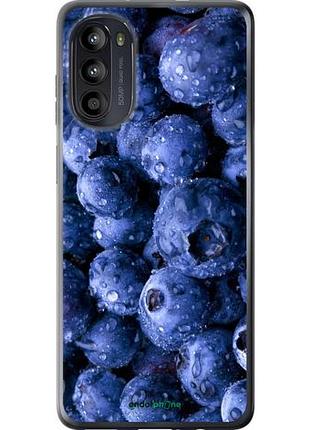 Чехол на motorola moto g52 голубика "4459u-2691-10746"