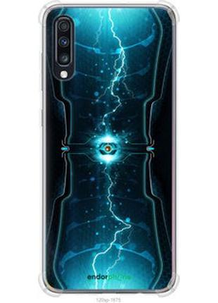 Чехол на samsung galaxy a70 2019 a705f молнии в цилиндре "120sp-1675-2448"