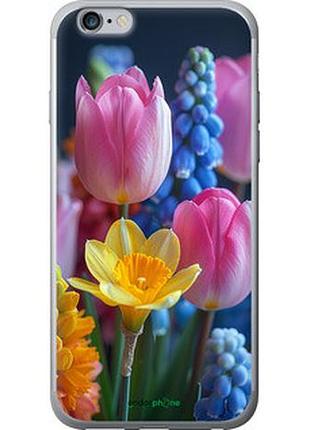 Чохол на iphone 6 plus весняні квіти "6058t-48-2448"