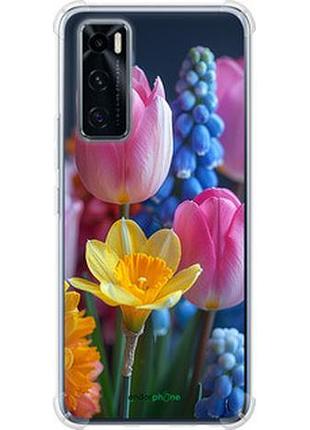 Чехол на vivo v20 se весенние цветы "6058sp-2128-2448"