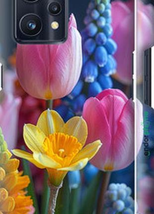 Чохол на realme 9 pro plus весняні квіти "6058m-2596-2448"