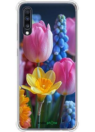 Чехол на samsung galaxy a70 2019 a705f весенние цветы "6058sp-1675-2448"