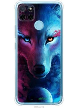 Чехол на realme c25y арт-волк "3999sp-2553-2448"