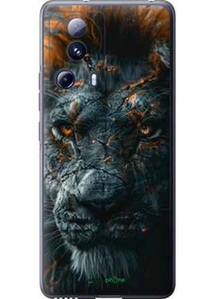 Чехол на xiaomi civi 2 пламенный лев "6153u-2917-2448"